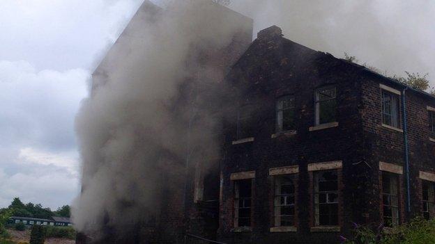 Fire at Royal Doulton factory
