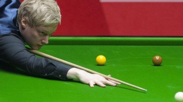 Neil Robertson in Wuxi Classic final