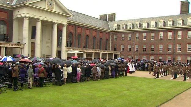 Service at the Royal Hospital Chelsea