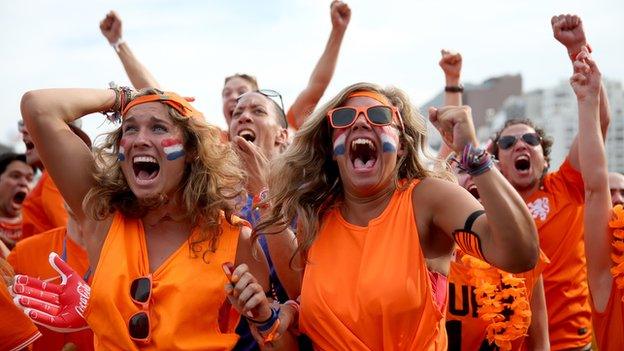 Netherlands fans