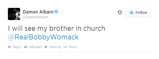 Damon Albarn tweet