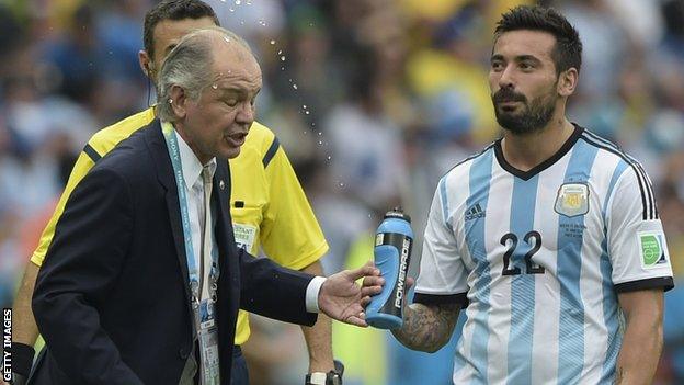 Argentina manager Alejandro Sabella