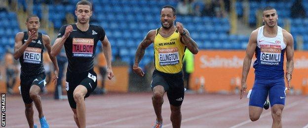 Danny Talbot, James Ellington, Adam Gemili