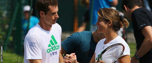 Andy Murray & Amelie Mauresmo