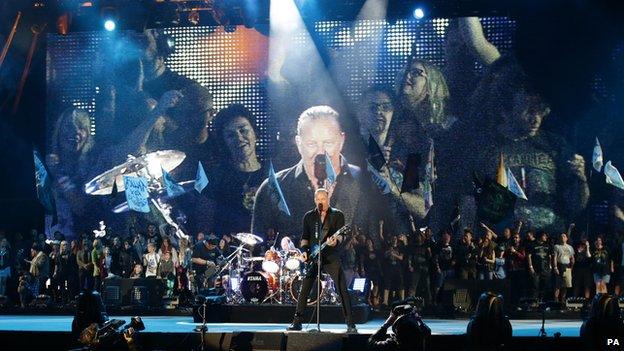 Metallica at Glastonbury