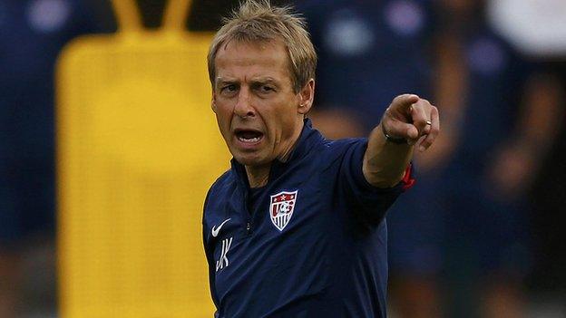 USA manager Jurgen Klinsmann