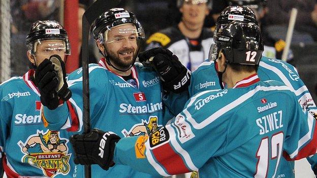 The Belfast Giants clinched the Elite League in February