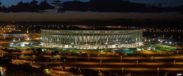 Stadium Nacional Mane Garrincha, Brasilia, Brazil