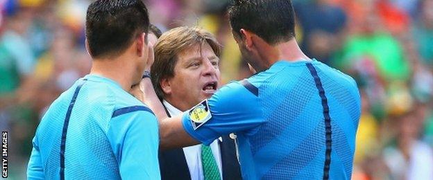 Mexico coach Miguel Herrera