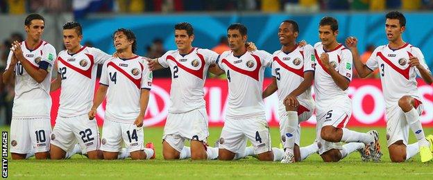 Costa Rica players