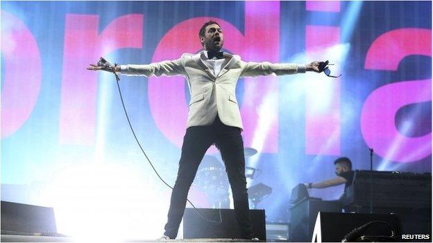 Tom Meighan of the band Kasabian