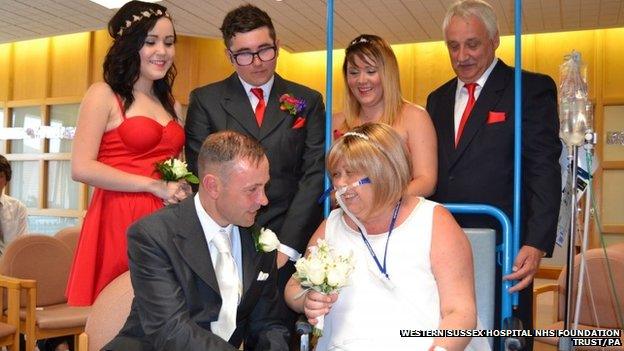 Joann Howells marrying Neil Ward