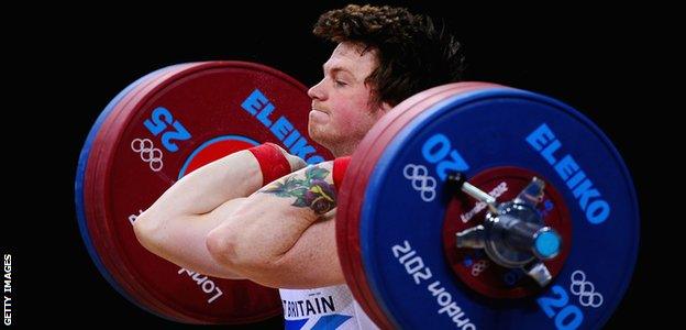 English weightlifter Jack Oliver