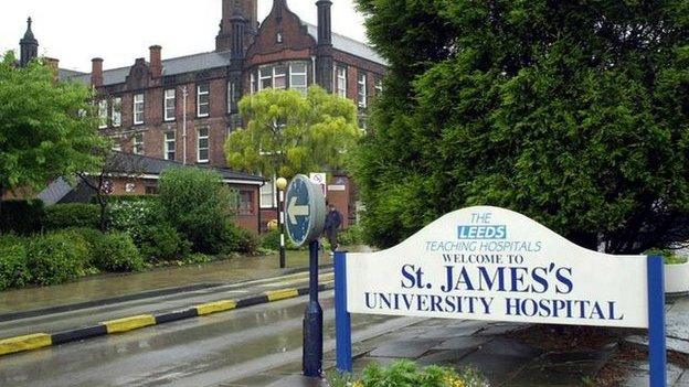 St James's Hospital in Leeds