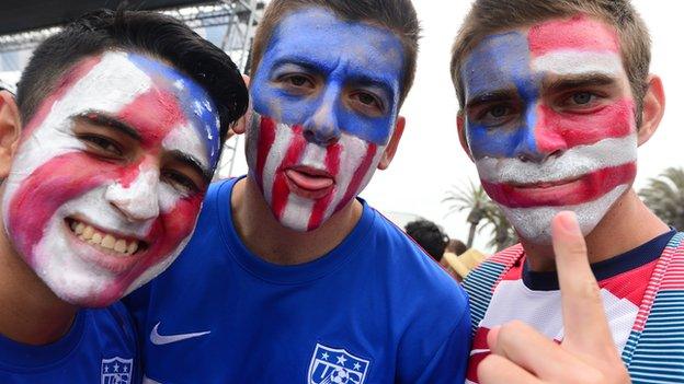 USA World Cup fans