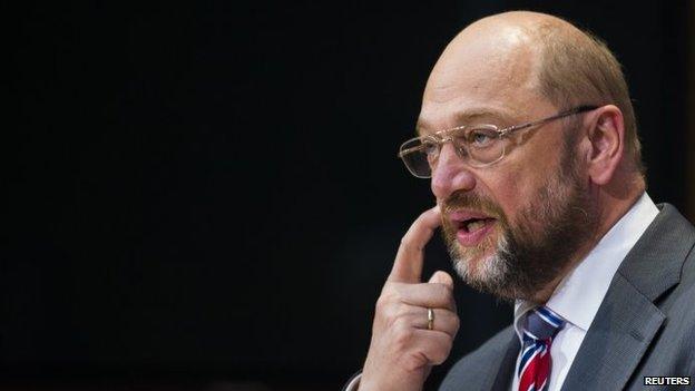 File photo: Martin Schulz, 26 May 2014