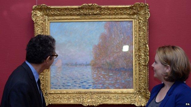 Monet's Argenteuil Basin With A Single Sailboat