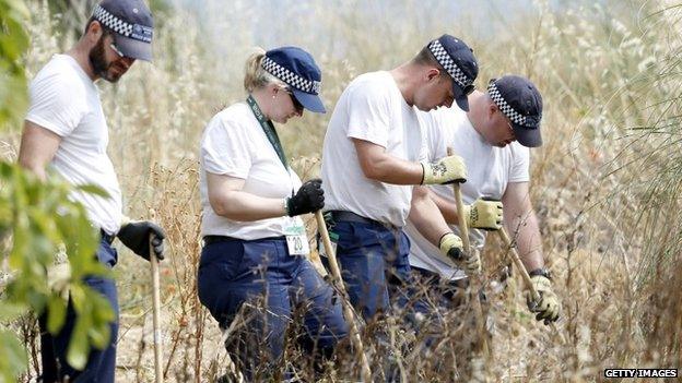 British police searching for Madeleine McCann