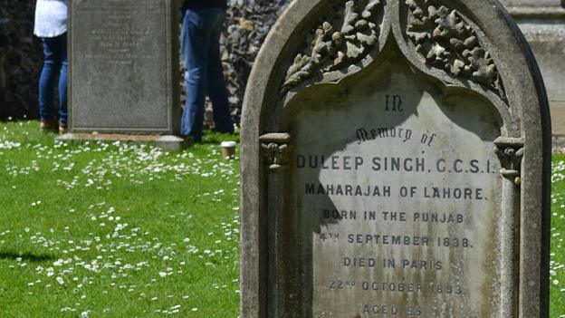 The grave of Duleep Singh