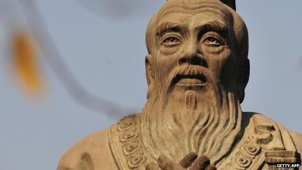 Statue of Confucius in Beijing