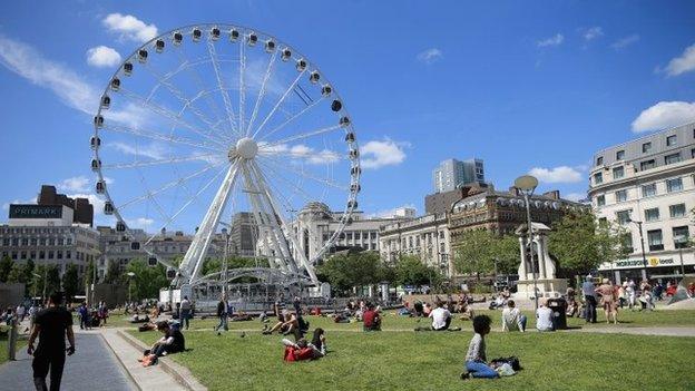 Manchester Piccadilly gardens