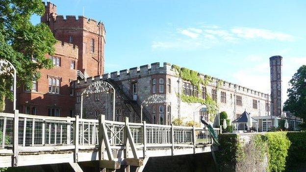 Ruthin Castle hotel (Pic: Jeremy Bolwell)