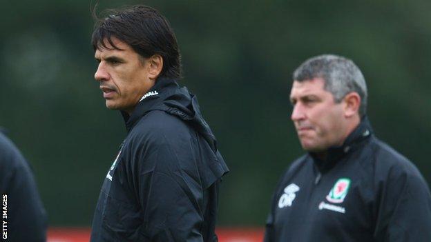 Chris Coleman and Osian Roberts