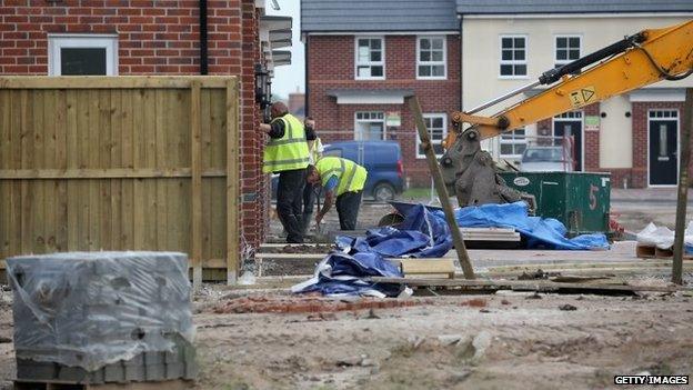 Work on a new housing development