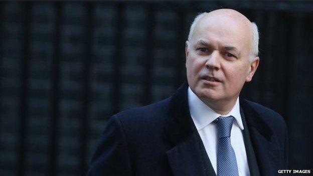 Work and Pensions Secretary Iain Duncan Smith