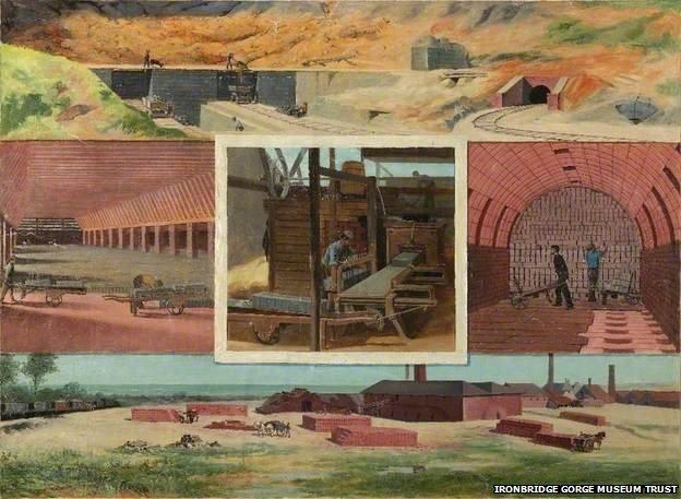 Brickmaking factory