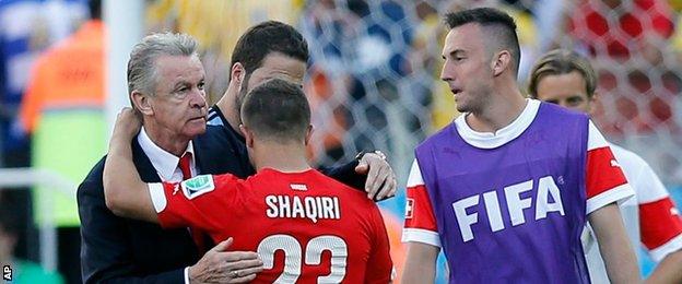 Switzerland boss Ottmar Hitzfeld