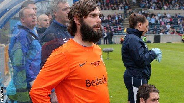 Glenavon manager Gary Hamilton