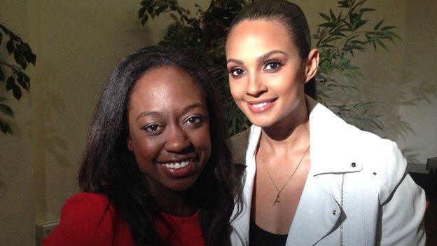 Ayshah and Alesha Dixon