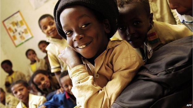 Rastafarian children in Shashamane