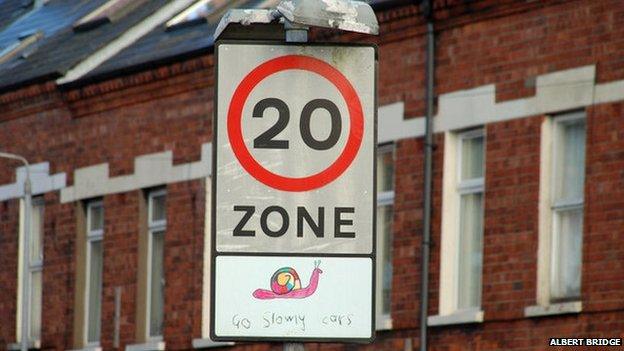 20mph sign