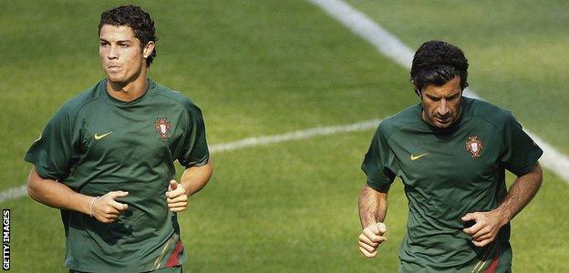 Cristiano Ronaldo and Luis Figo are famous Sporting graduates