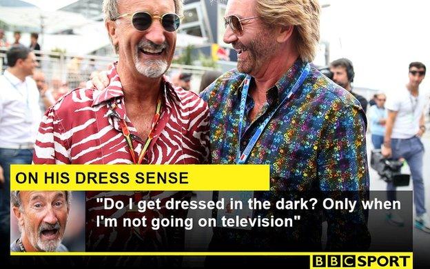 Eddie Jordan and Noel Edmonds