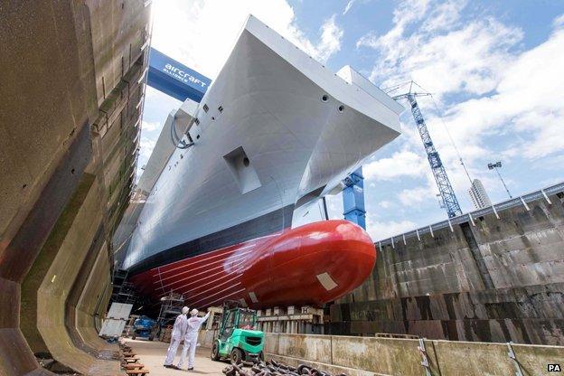 New Queen Elizabeth aircraft carrier