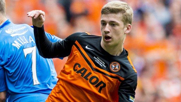 Ryan Gauld of Dundee United