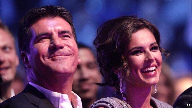 Simon Cowell and Cheryl Cole