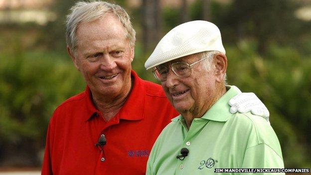 Jack Nicklaus and Errie Ball