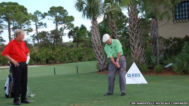 Errie Ball and Jack Nicklaus