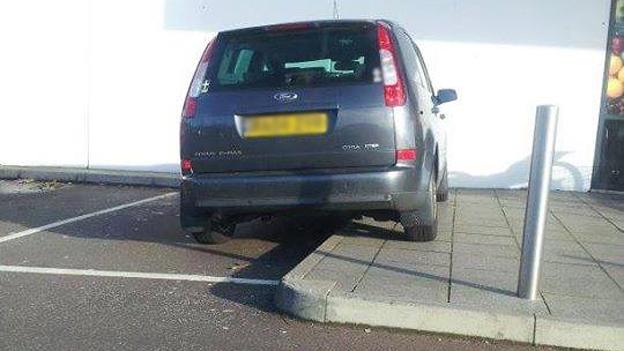 Bad parking in Lowestoft