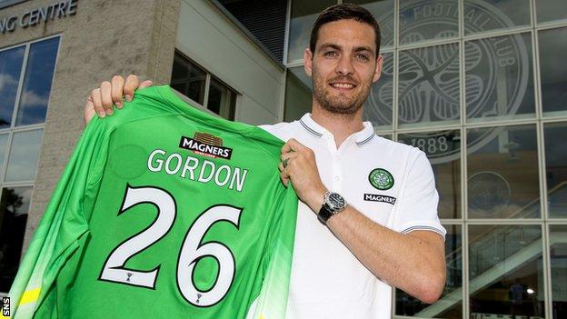 Craig Gordon signs for Celtic