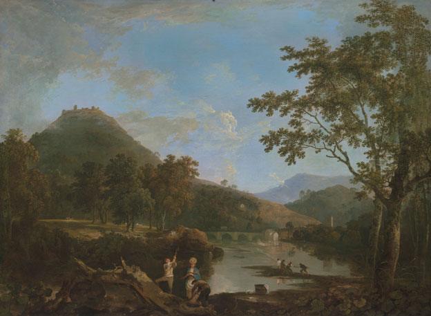 Dinas Bran from Llangollen by Richard Wilson