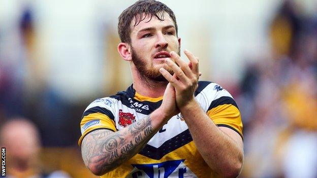 Castleford forward Daryl Clark