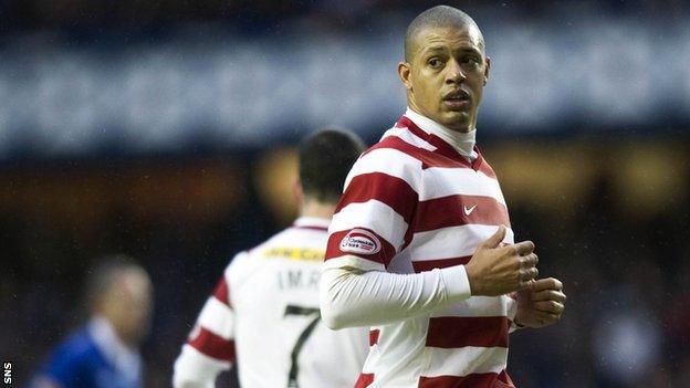 Mickael Antoine Curier has signed a new deal with Hamilton Accies