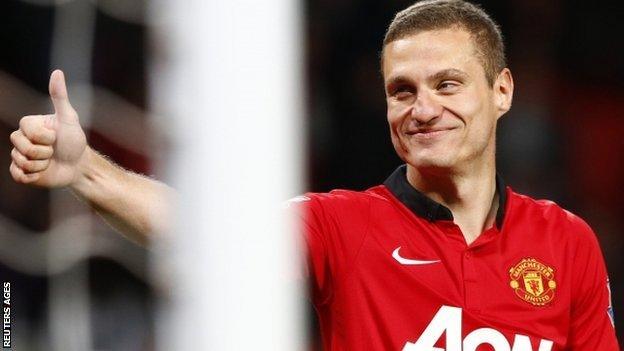 Nemanja Vidic, former Manchester United defender is now at Inter Milan