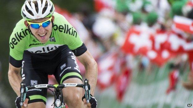 Bauke Mollema, of team Belkin Pro Cycling