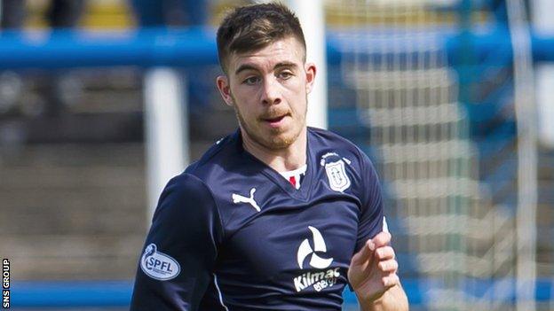 Declan Gallagher played 40 games for promoted Dundee last season